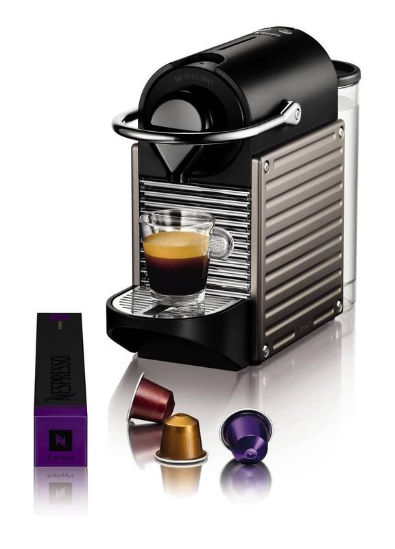 新品❗️Nespresso PIXIE C60型 Máquina de café espresso Nespresso Pixie C60 elétrica titânio